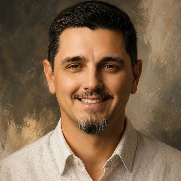 Retrato de Dyon Enedi sorrindo